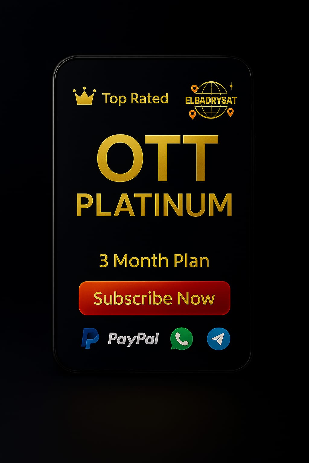 OTT PLATINUM – 3 Months